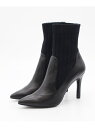 【SALE/30%OFF】SEVEN TWELVE THIRTY ストレッチニットショートブーツ セヴントゥエルヴサーティ シューズ・靴 ブーツ ブラック【送料無料】(4)