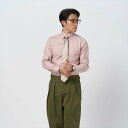 ブリックハウスシャツ工房 Yシャツ BRICK HOUSE by Tokyo Shirts 形態安定 スナップダウンカラー 綿100% 長袖 ワイシャツ トーキョーシャツ スーツ・フォーマル Yシャツ・カッターシャツ ピンク【送料無料】