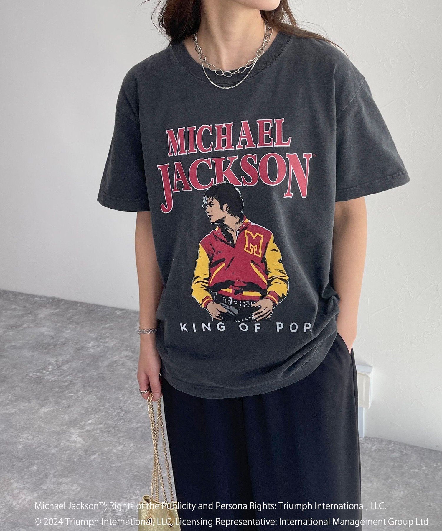 楽天Rakuten Fashionfredy emue 【goodrock speed/グッドロックスピード】MICHAEL JACKSON半袖T フレディ アンド グロスター トップス カットソー・Tシャツ グレー【送料無料】