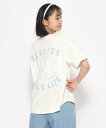 PINK-latte 【接触冷感機能付き】クマちゃんプリントTシャツ ピンク ラテ トップス カットソー Tシャツ ホワイト ベージュ ブルー