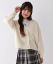 【SALE/50%OFF】repipi armario ☆セットアイテム☆フワフワニットカーデ×メロウロンT レピピアルマリオ トップス カーディガン ホワイト...