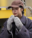 【SALE/50%OFF】FREAK'S STORE 紐付きミトン 24AW フリークスストア ファッション雑貨 手袋 グレー レッド