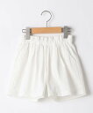 SHIPS KIDS SHIPS KIDS:140~150cm / レース ショート パンツ シップス パンツ その他のパンツ ブラウン ホワイト【送料無料】(4)