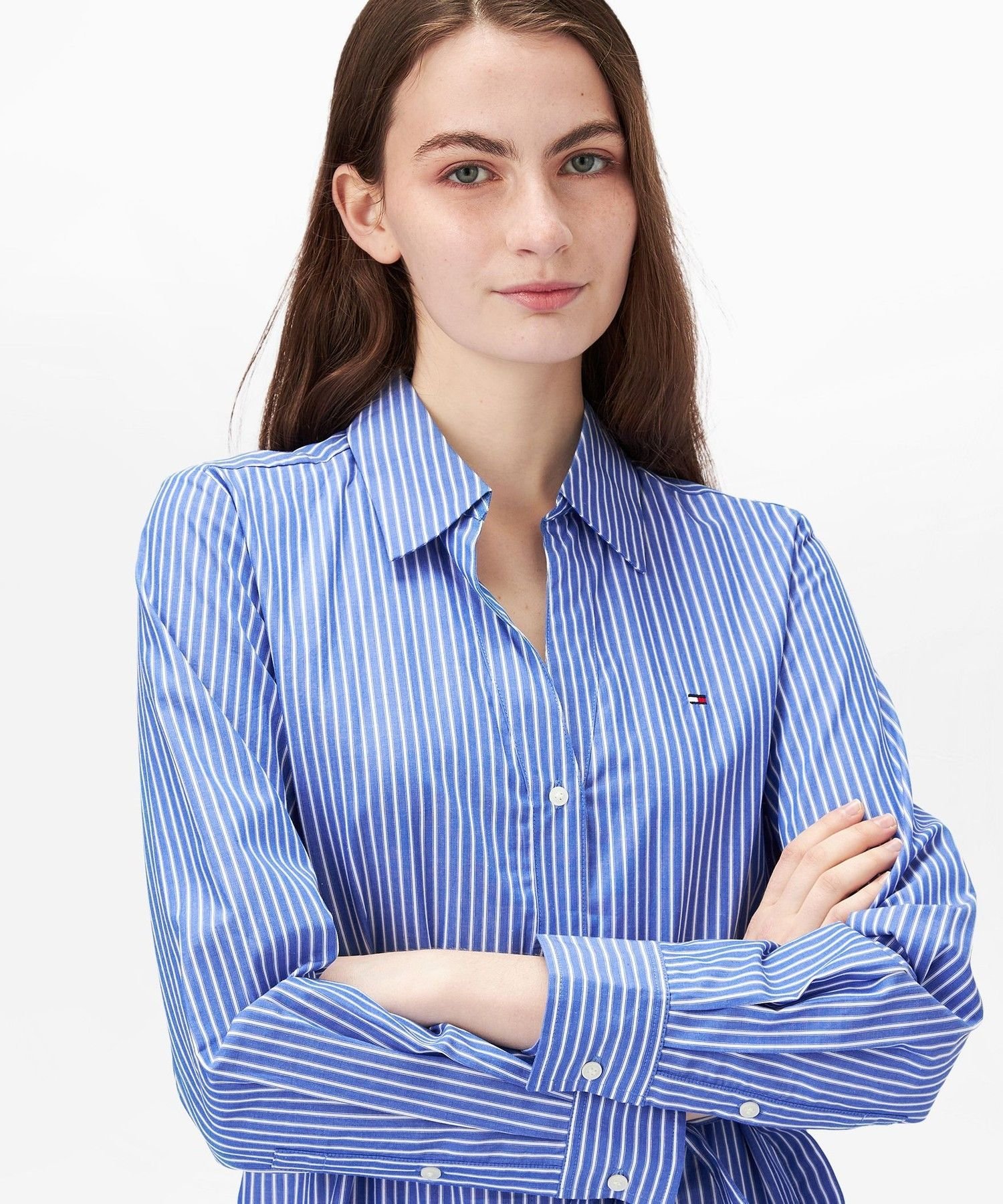 【SALE／50%OFF】TOMMY HILFIGER コットンポプリンレギュラーシャツドレス トミーヒルフィガー ワンピース・ドレス その他のワンピース・ドレス【送料無料】