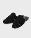 【SALE/20%OFF】OPAQUE.CLIP スエードメッシュラフミュールサンダル オペークドットクリップ シューズ・靴 サンダル ブラック ブラウン【送料...