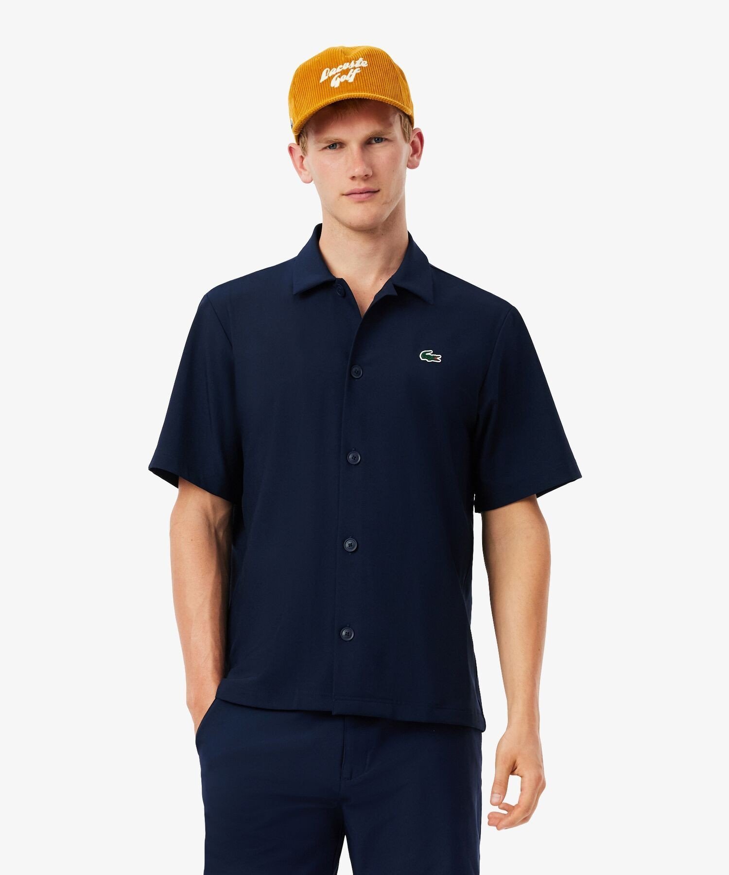 【SALE／30%OFF】LACOSTE ラコステゴルフウルトラドライボタンシャツ ラコステ トップス シャツ・ブラウス ネイビー グリーン【送料無料】