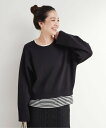 B.C STOCK 《予約》手洗い可 / スムースニットプルオーバー ベーセーストック トップス ニット ブルー ブラウン ブラック【送料無料】