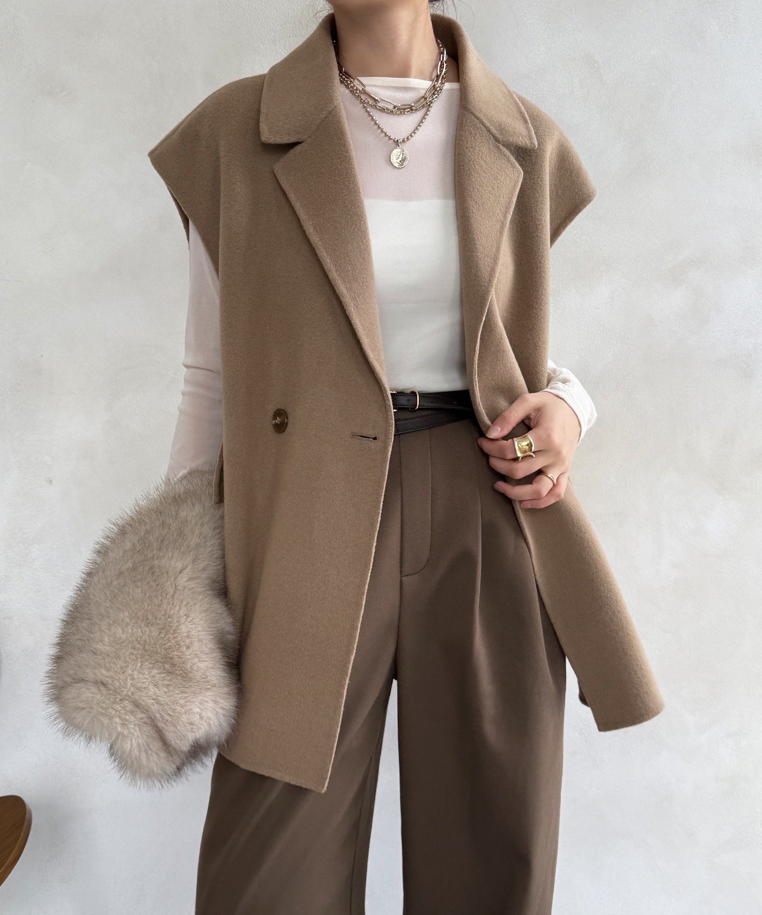 楽天市場】DouDou（ベスト・ジレ｜トップス）：レディースファッション