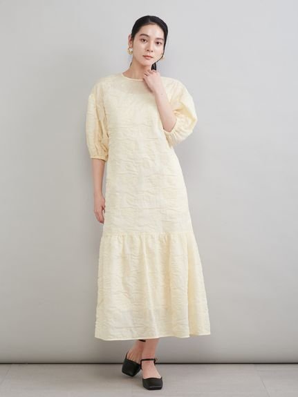 【SALE／50%OFF】Mila Owen フロッキーシアーワンピース ミラオーウェン ワンピース・ドレス ワンピース ブラック【送料無料】 stylife-15520586 Rakuten Fashion サンプル画像3