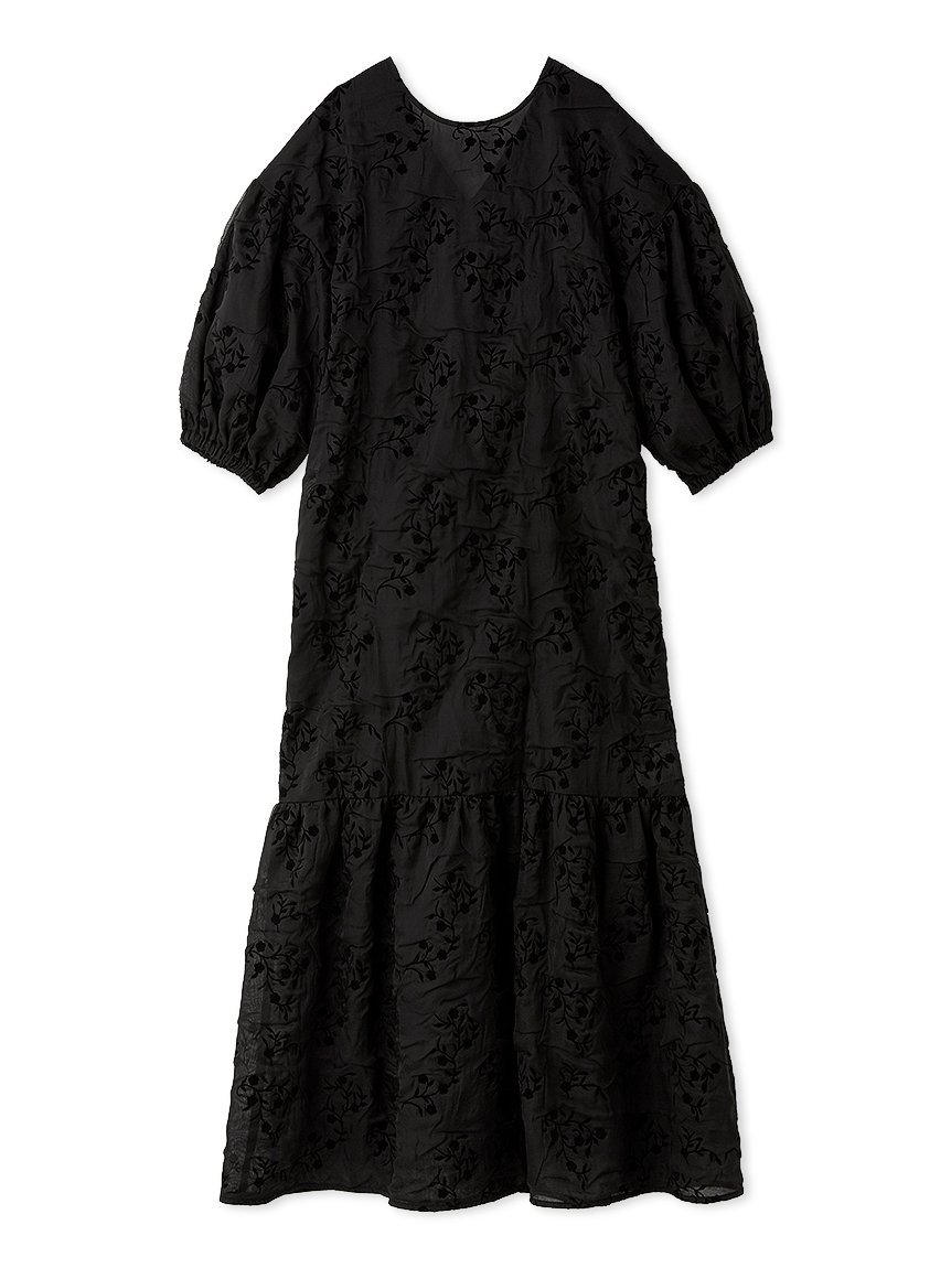 【SALE／50%OFF】Mila Owen フロッキーシアーワンピース ミラオーウェン ワンピース・ドレス ワンピース ブラック【送料無料】 stylife-15520586 Rakuten Fashion パッケージ画像
