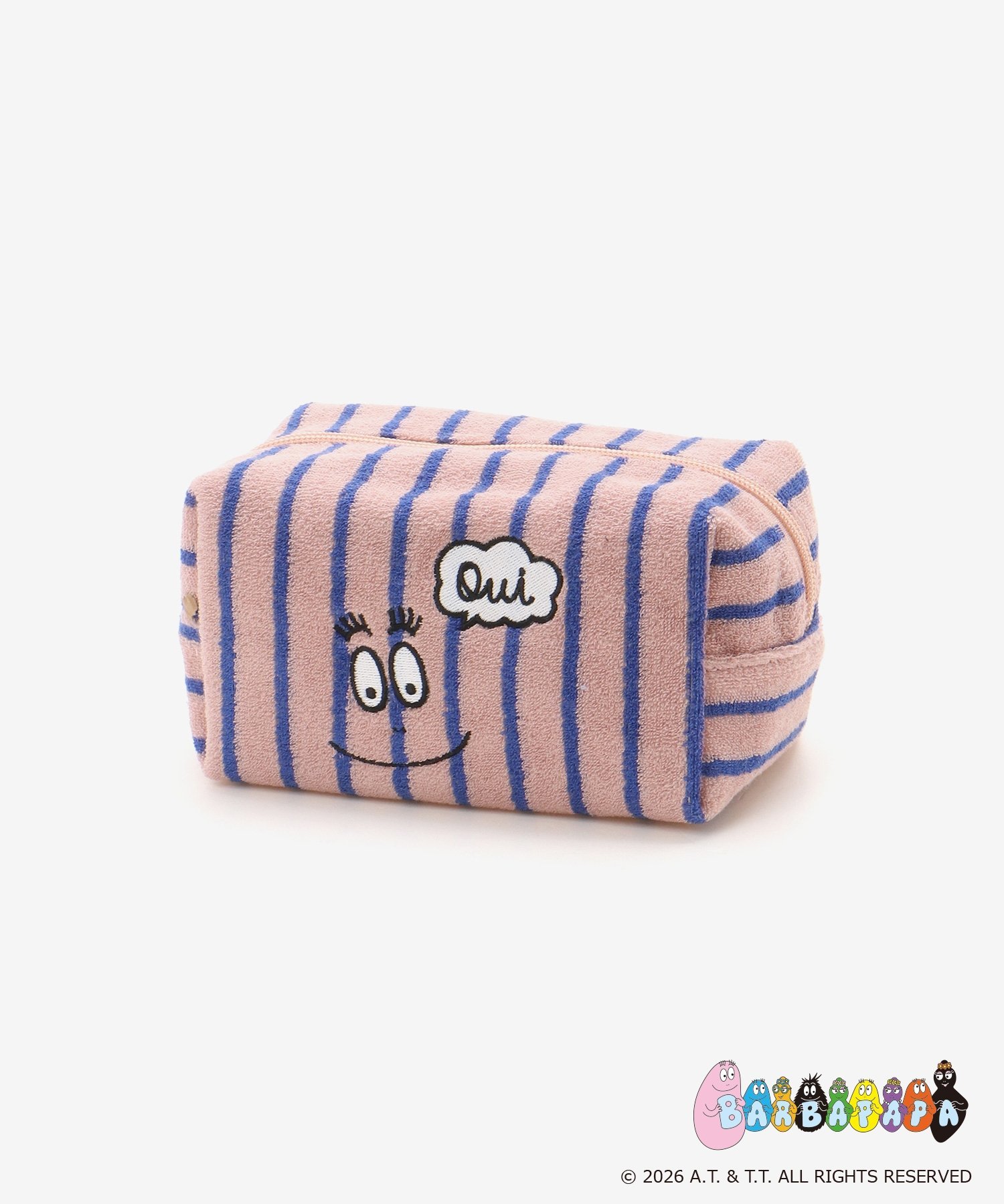 le.coeur blanc 【BARBAPAPA】パイルポーチ ルクールブラン 財布・ポーチ・ケース ポーチ パープル ピンク