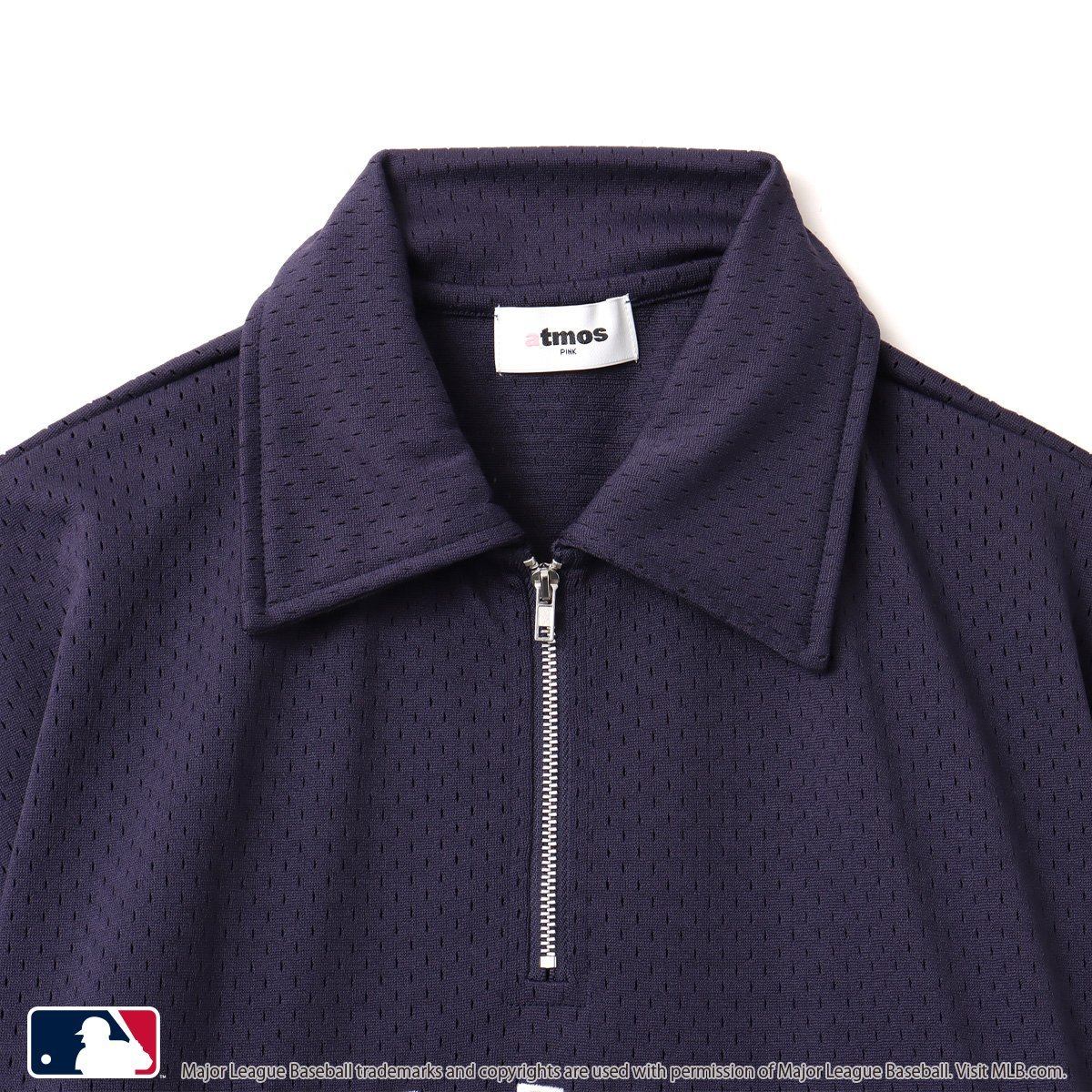 atmos pink atmos pink MLB Mesh T-shirt NAVY アトモス トップス カットソー・Tシャツ ネイビー