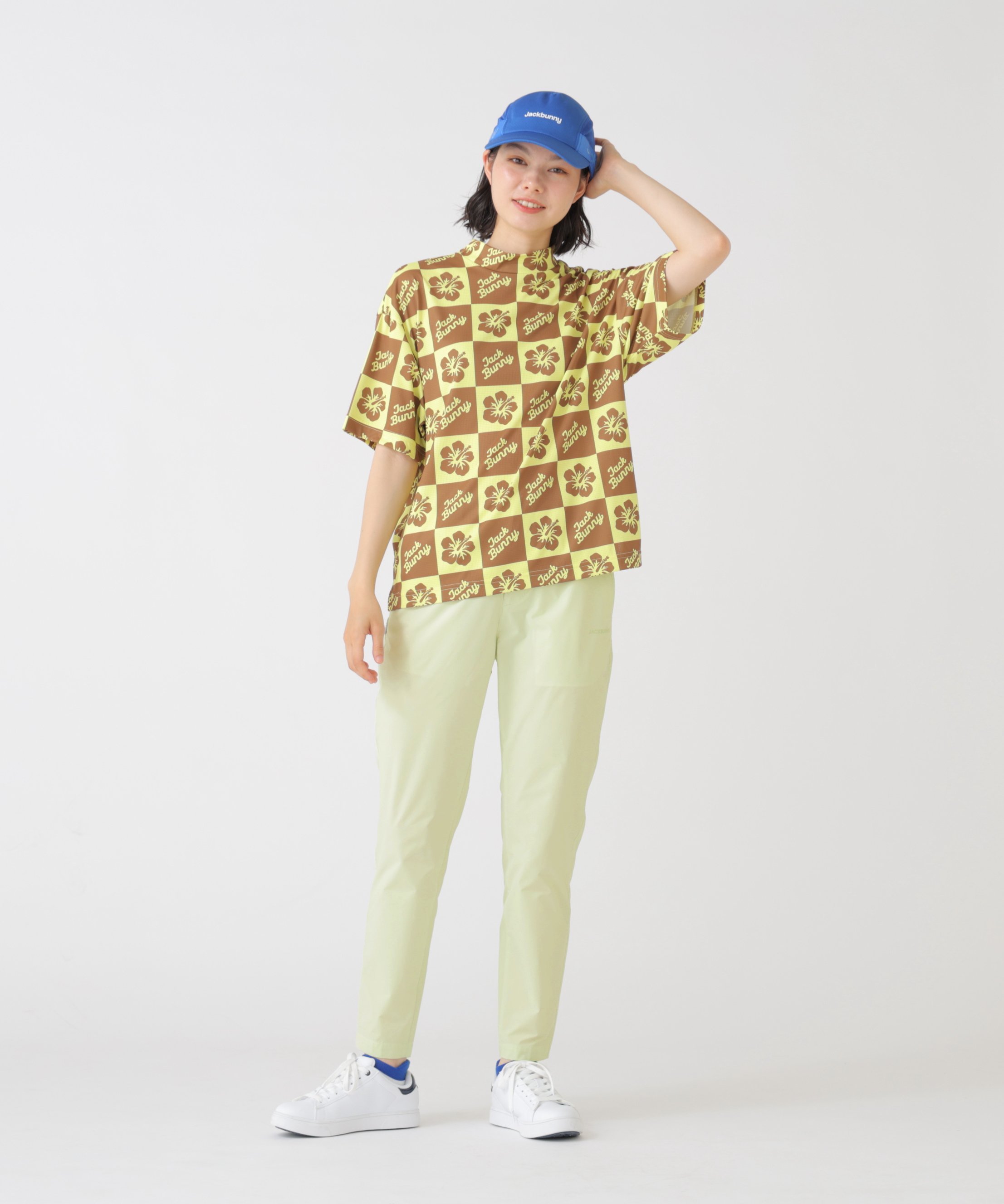 Jack Bunny!! HyperHelix4WAYストレッチロングパンツ ジャックバニー パンツ その他のパンツ ベージュ グレー