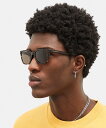 COACH 【公式】シグネチャー ワークマーク スクエア サングラス コーチ ファッション雑貨 サングラス ブラウン【送料無料】(4)