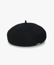 ベーシックウールベレー帽 VIS ビス 帽子 ハンチング・ベレー帽 ブラック ホワイト[Rakuten Fashion]