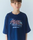 【SALE/50%OFF】UNITED ARROWS green label relaxing ロック Tシャツ / キッズ 140cm-160cm ユナイテッドアローズ グリーンレーベルリラクシング トップス カットソー・Tシャツ グレー ホワイト ネイビー