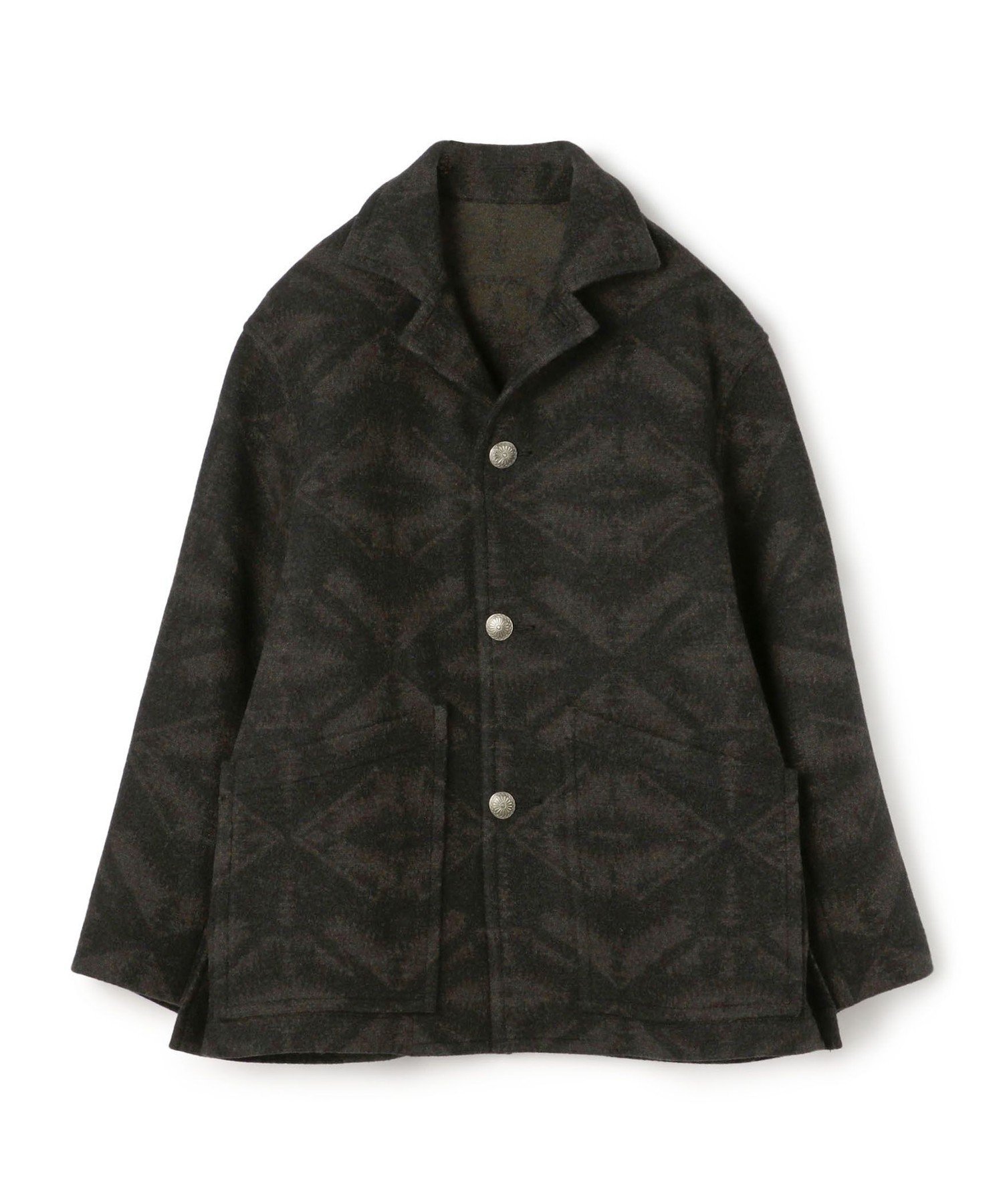 TOMORROWLAND MEN 【別注】PENDLETON ウールブランケット ジャケット トゥモローランド ジャケット・アウター ブルゾン・ジャンパー ブルー【送料無料】のサムネイル