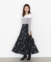 PROPORTION BODY DRESSING Autumn Flower スカート プロポーションボディドレッシング スカート その他のスカート ブラック【送料無料】