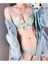 【SALE/63%OFF】Amulet 【Amulet】フロントクロスブラジャー&ショーツセット アミュレット インナー・ルームウェア ブラ&ショーツセット ブ...