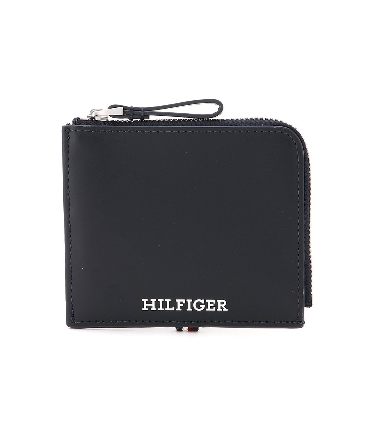 トミー ヒルフィガー 財布（メンズ） 【SALE／50%OFF】TOMMY HILFIGER (M)TOMMY HILFIGER(トミーヒルフィガー) スモールジップウォレット トミーヒルフィガー 財布・ポーチ・ケース 財布 ネイビー ブラック【送料無料】