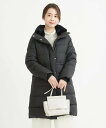 MK MICHEL KLEIN(小さいサイズ) 【小さいサイズ】ベーシックタフタロングダウンコート メゾンドゥサンク ジャケット・アウター ダウンジャケット・ダウンベスト ブラウン ベージュ ブラック【送料無料】(4)