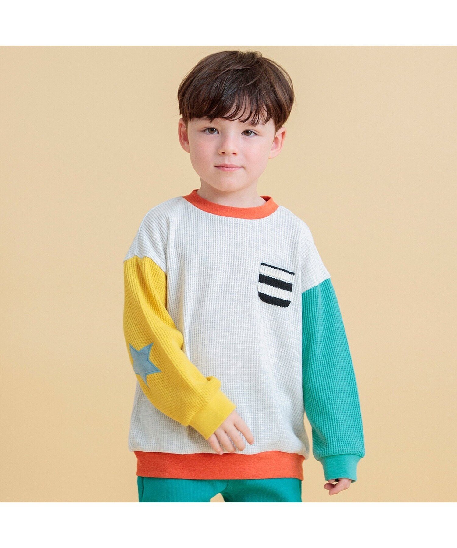 BREEZE 肘パッチロンT エフオーオンラインストア トップス カットソー・Tシャツ グリーンのサムネイル