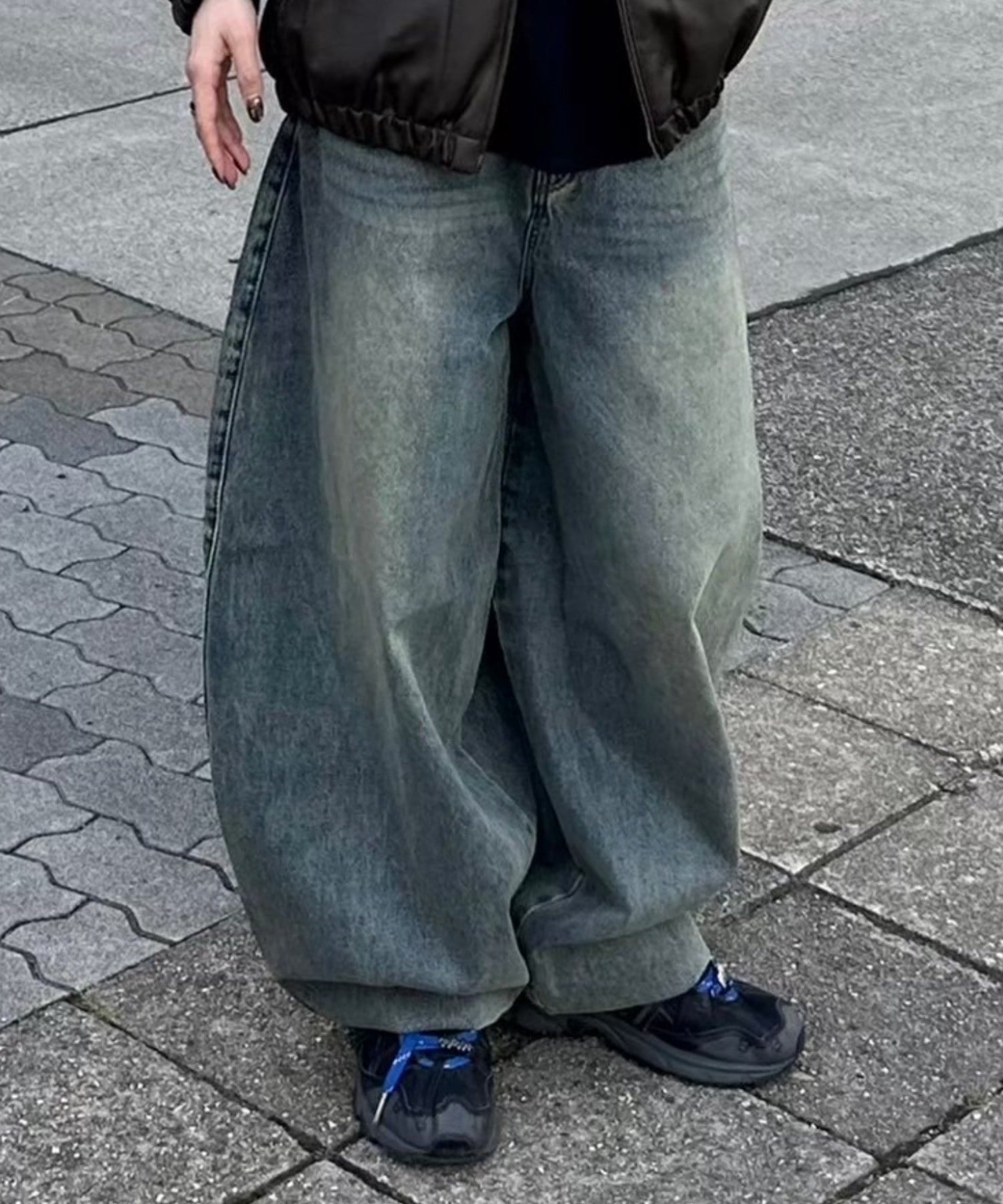 Chikashitsu + 【Chikashitsu +】super buggy denim pants / デニム ジーンズ ジーパン パンツ ネバーマインドザエックスユー／チカシツプラス パンツ ジーンズ・デニムパンツ ブラック ブルー イエロー【送料無料】