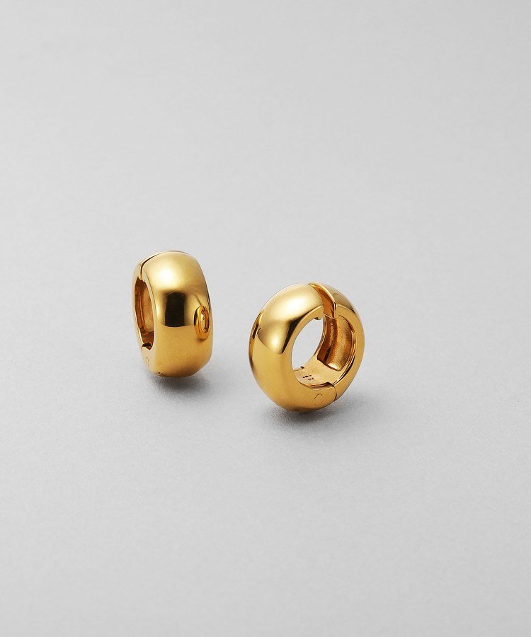 COCOSHNIK ONKITSCH シルバー ハギーイヤリング ドーム M GP ココシュニック オンキッチュ アクセサリー・腕時計 イヤリング・イヤーカフ ゴールド【送料無料】