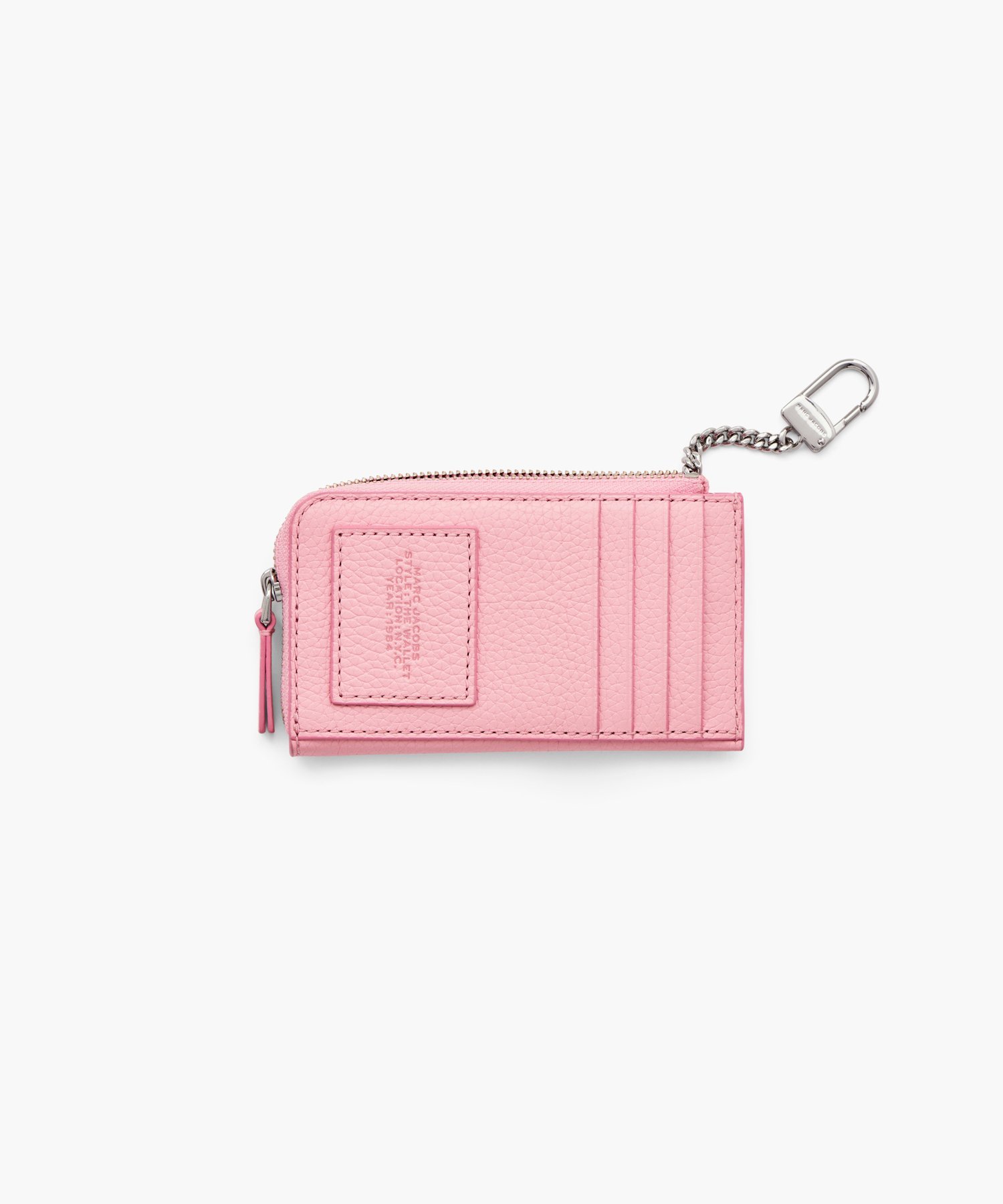 MARC JACOBS 【公式】THE LEATHER TOP ZIP MULTI WALLET/ザ レザー トップ ジップ マルチ ウォレット マーク ジェイコブス 財布・ポーチ・ケース 財布 ピンク【送料無料】