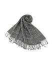 【SALE/30%OFF】OPAQUE.CLIP 千鳥チェックストール オペークドットクリップ ファッション雑貨 マフラー・ストール・ネックウォーマー グレー ...