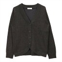 【SALE/8%OFF】BRICK HOUSE by Tokyo Shirts 裾丸Vネックニットカーディガン レディース BL05I508DE10X00-35 トーキョーシャツ トップス カーディガン グレー【送料無料】