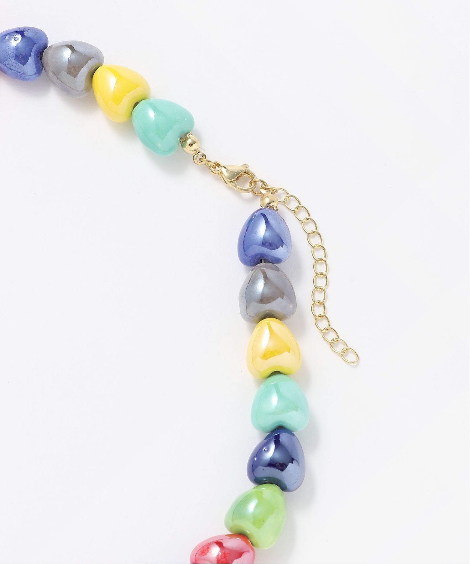 【SALE／20%OFF】Fun&Daily F&D:カラーハートネックレス ファンアンドデイリー アクセサリー・腕時計 ネックレス