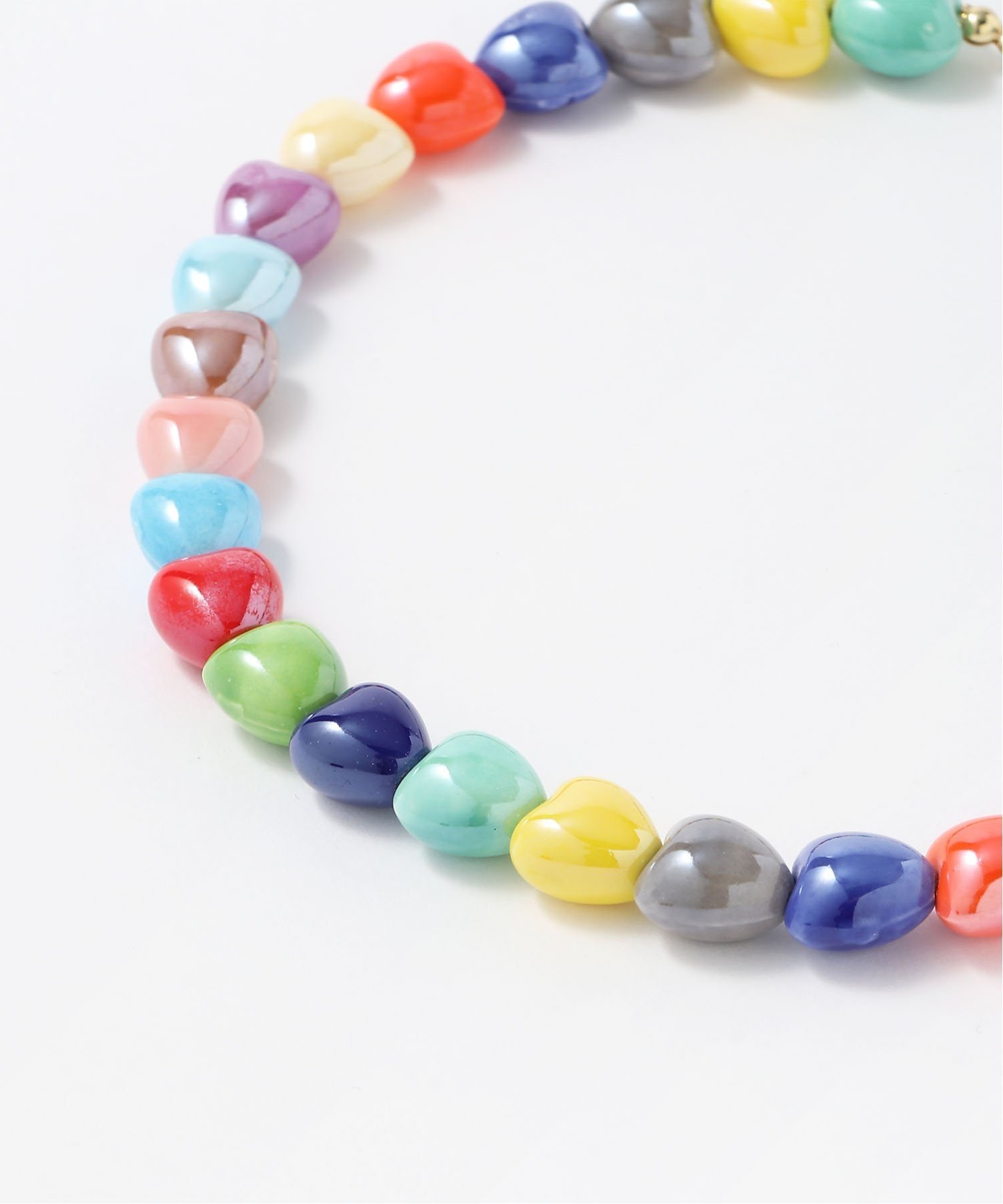 【SALE／20%OFF】Fun&Daily F&D:カラーハートネックレス ファンアンドデイリー アクセサリー・腕時計 ネックレス