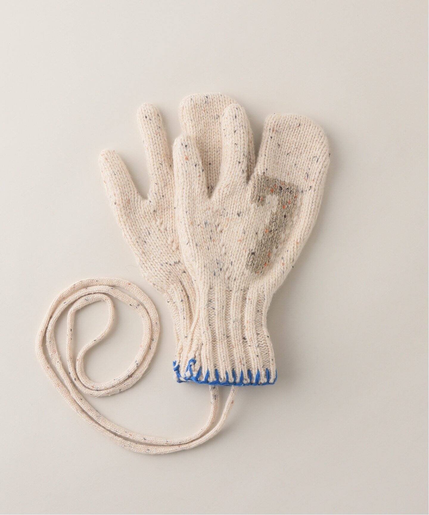 Oriens JOURNAL STANDARD 【SON OF THE CHEESE / サノバチーズ】 27 SMOKE MITTENS SC2420-AC02 オリエンス ジャーナルスタンダード ファッション雑貨 手袋 ブラック ホワイト【送料無料】