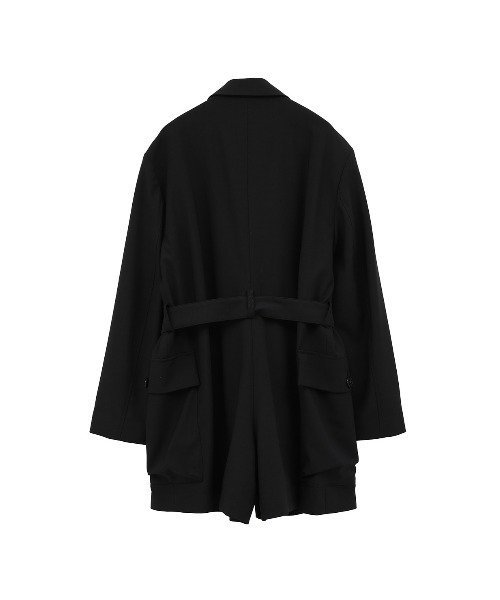 LHP CLANE/クラネ/MILITARY SHORT ALL IN ONE エルエイチピー ワンピース・ドレス ワンピース ブラック ホワイト【送料無料】
