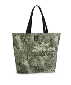 AIGLE 【国立自然史博物館】 プリントキャンバストートバッグ / 大容量 エーグル バッグ トートバッグ ホワイト【送料無料】