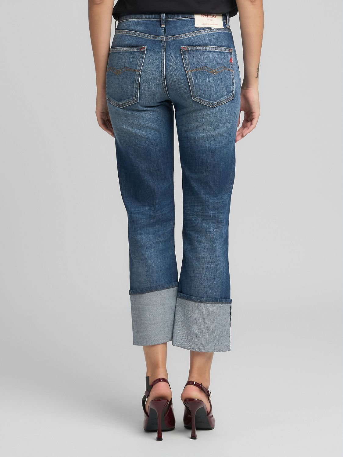 【SALE／40%OFF】REPLAY ストレートフィットAKEME コンフォートインディゴデニム リプレイ パンツ ジーンズ・デニムパンツ ブルー【送料無料】