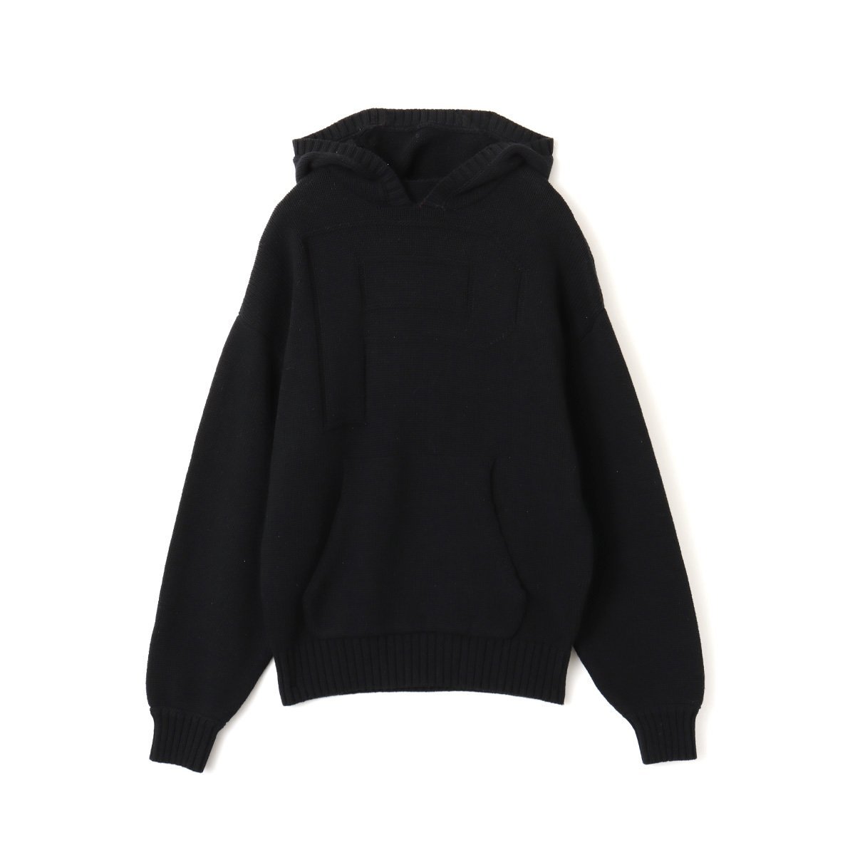 atmos pink atmos pink Big Logo Knit Hoodie BLACK アトモス トップス ニット ブラック【送料無料】