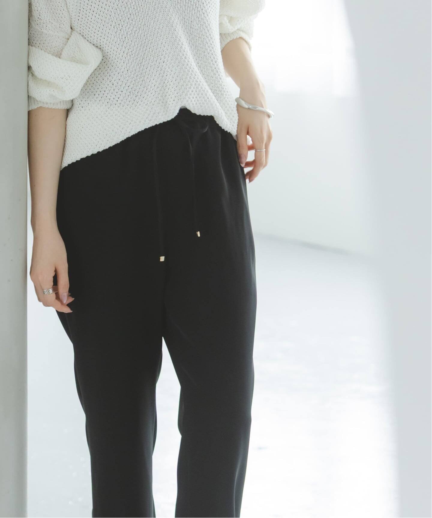 NOBLE 2WAYストレッチイージーパンツ ノーブル パンツ その他のパンツ ブラウン ブラック