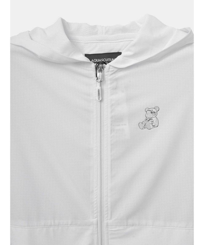 GOLF GOLF WOMEN ドットメッシュパーカー アクアスキュータム ジャケット・アウター その他のジャケット・アウター ホワイト ブラック