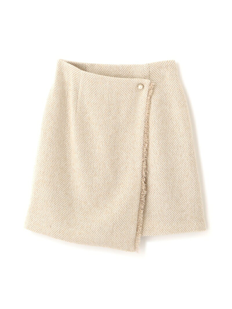 JILL by JILL STUART カラーヘリンボンミニスカート ジル バイ ジル スチュアート スカート その他のスカート グリーン ホワイト