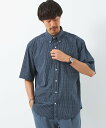 ユナイテッドアローズ 【SALE／50%OFF】UNITED ARROWS green label relaxing FINE BASIC ボイルコットン チェック ボタンダウン シャツ ユナイテッドアローズ アウトレット トップス シャツ・ブラウス ネイビー ホワイト レッド【送料無料】