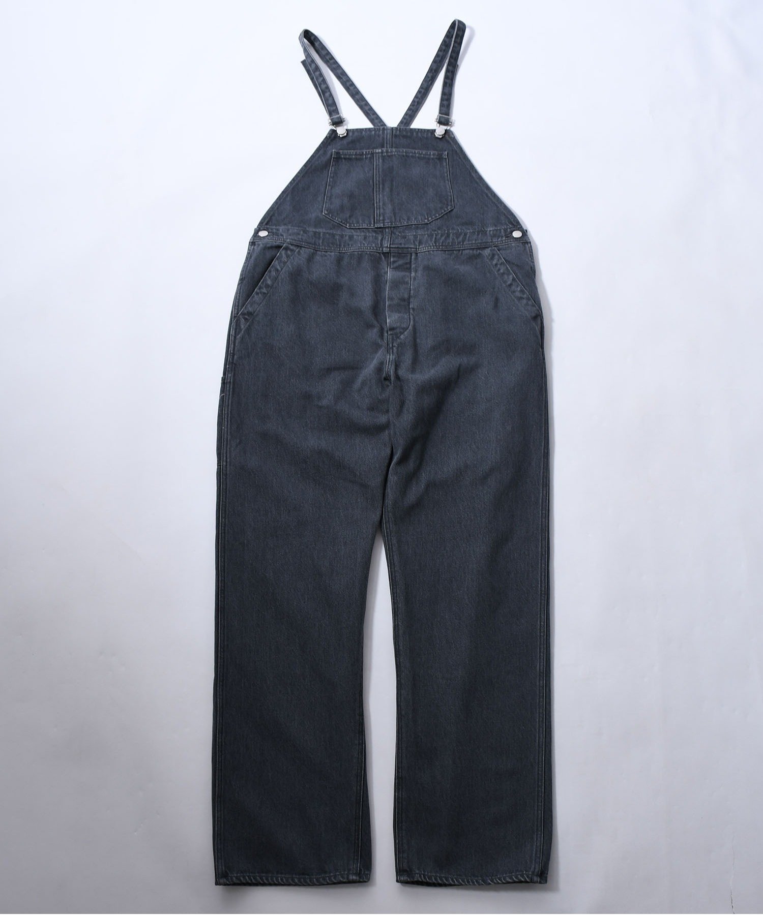 Johnbull Johnbull/(U)ELEY&JOHNBULLオーバーオール ジョンブルプライベートラボ オールインワン・オーバーオール オーバーオール・サロペット ブラック【送料無料】
