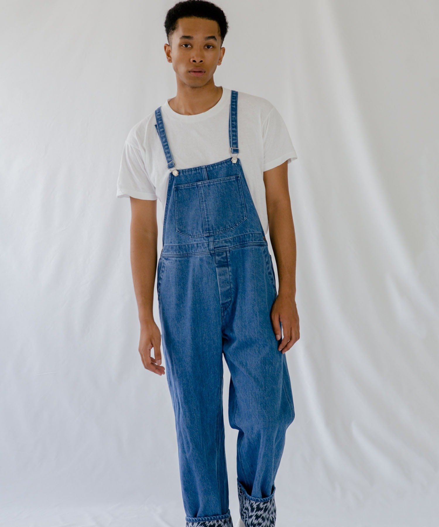 Johnbull Private labo 【ELEY KISHIMOTO&JOHNBULL】オーバーオール ジョンブルプライベートラボ オールインワン・オーバーオール オーバーオール・サロペット ホワイト ブルー ブラック【送料無料】