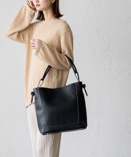 【SALE/29%OFF】aroco ワンハンドルトートバッグ ヴィータフェリーチェ バッグ トートバッグ グレー ブラック【送料無料】 【SALE/29%OFF】aroco ワンハンドルトートバッグ ヴィータフェリーチェ バッグ トートバッグ グレー ブラック【送料無料】