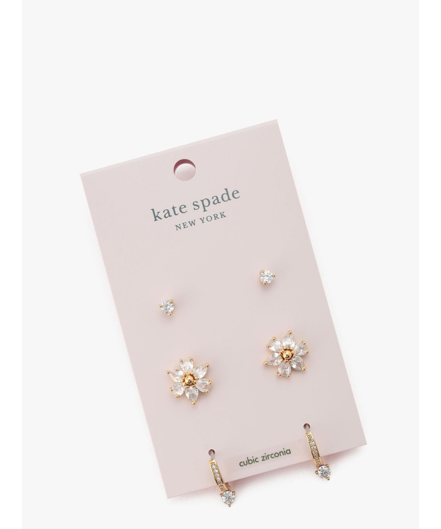 【SALE／70%OFF】kate spade new york ファースト ブルーム 3 ピアス セット ケイトスペードニューヨーク アクセサリー・腕時計 ピアス【送料無料】のサムネイル