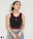 【SALE/50%OFF】Lovetoxic 【LTXC】【MLB】【吸水速乾/さらさら】カップつきタンク ナルミヤオンライン トップス ノースリーブ・タンクトップ ホワイト ネイビー