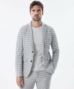 【SALE/40%OFF】EPOCA UOMO 【PRIMA COLLECTION】【セットアップ着用可】千鳥ジャカードリネンミックスJK エポカ ジャケット・アウター テーラードジャケット・ブレザー グレー【送料無料】