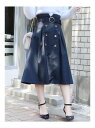 【SALE/60%OFF】dazzlin トレンチミモレスカート ダズリン スカート【RBA_S】【RBA_E】