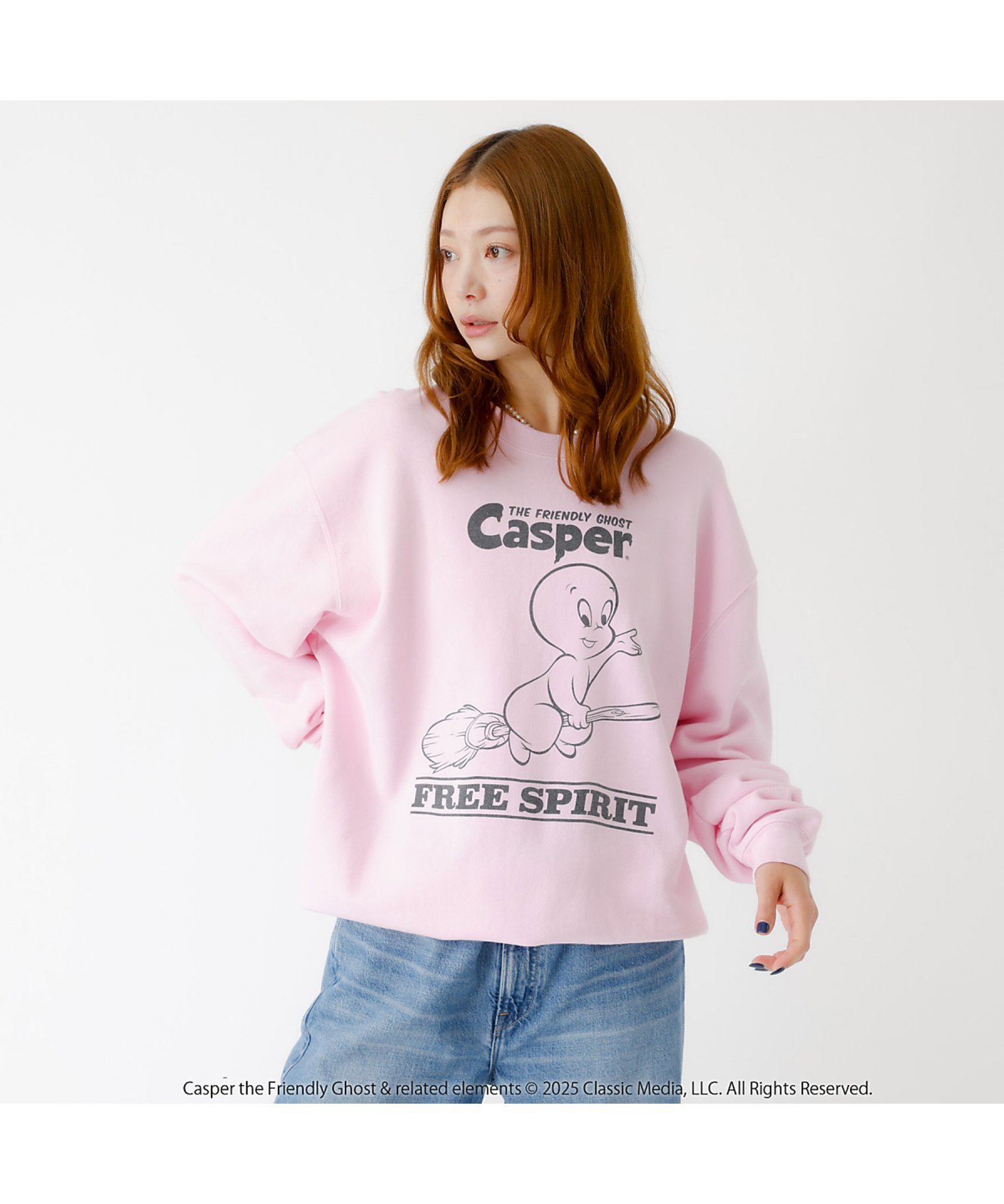 Rouge vif la cle 【GOOD ROCK SPEED/グッドロックスピード】Casper / キャス ルージュ・ヴィフ ラクレ トップス スウェット・トレーナー ピンク【送料無料】